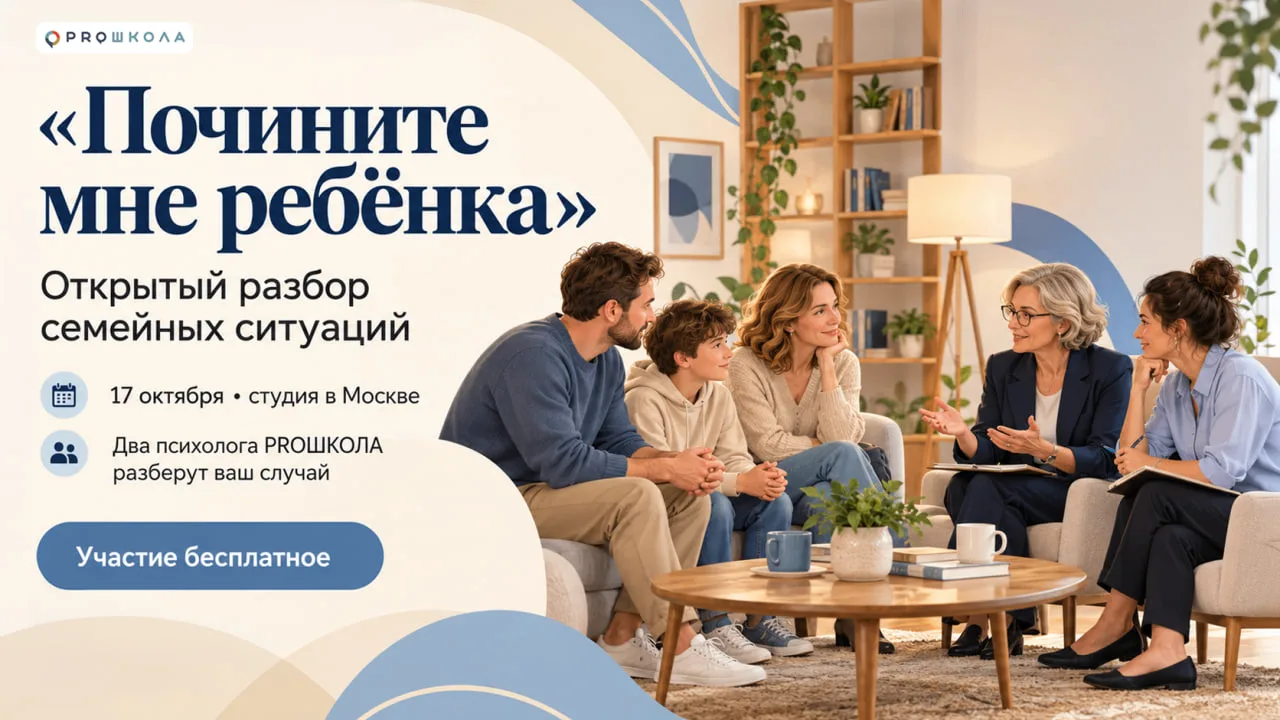 ⚙️ «Почините мне ребёнка»: ищем семьи для открытого разбора