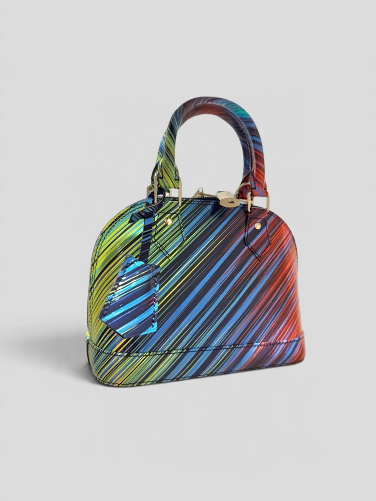 Лимитированная сумка Louis Vuitton Alma BB Epi Tropical в новом состоянии.
