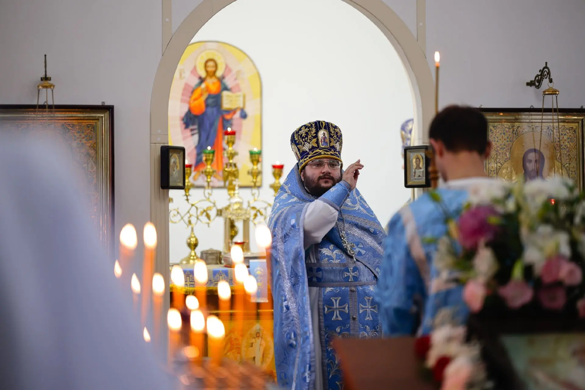 В Свято‑Покровском храме торжественно отметили праздник Покрова Пресвятой Владычицы наш...