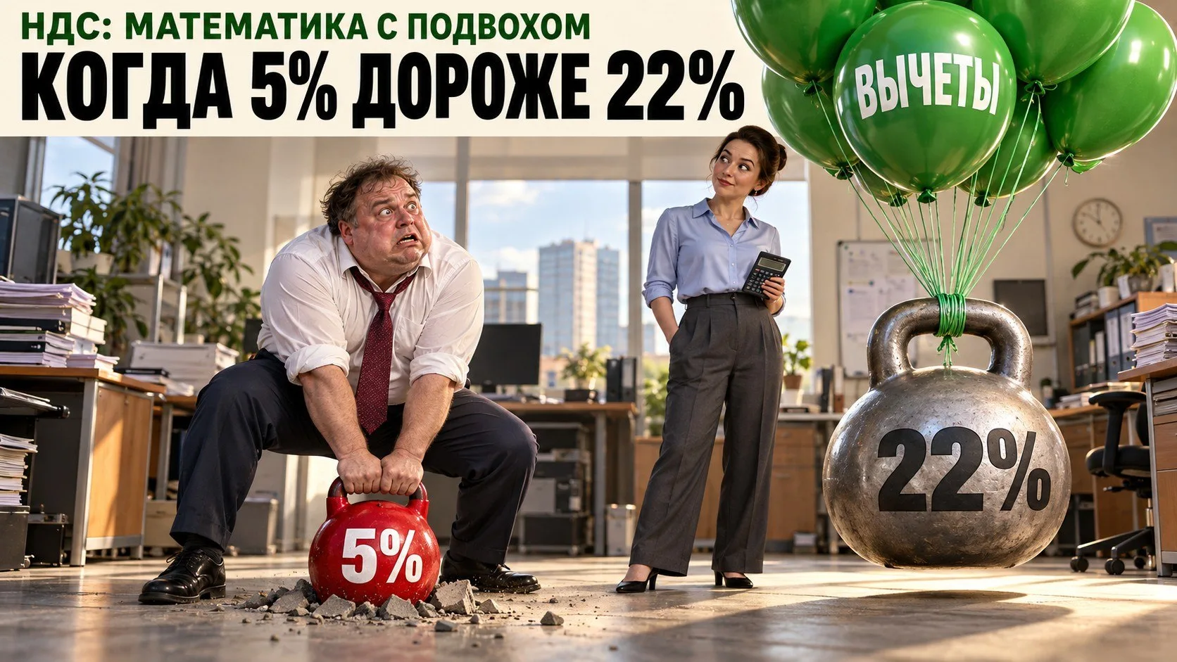 📉 НДС-2026: почему ставка 5% иногда обходится дороже, чем 22%?