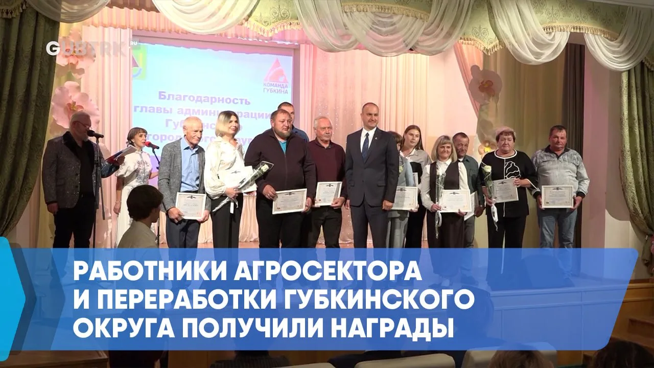Работники агросектора и переработки Губкинского округа получили награды