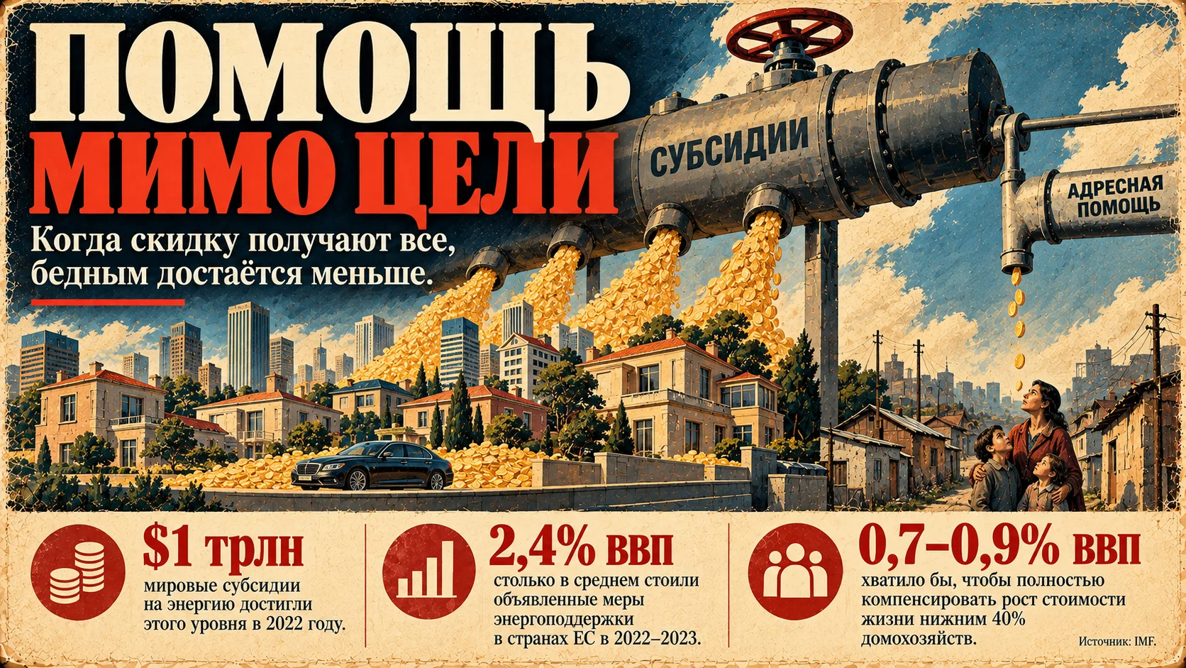 Субсидия может оказаться самой дорогой помощью