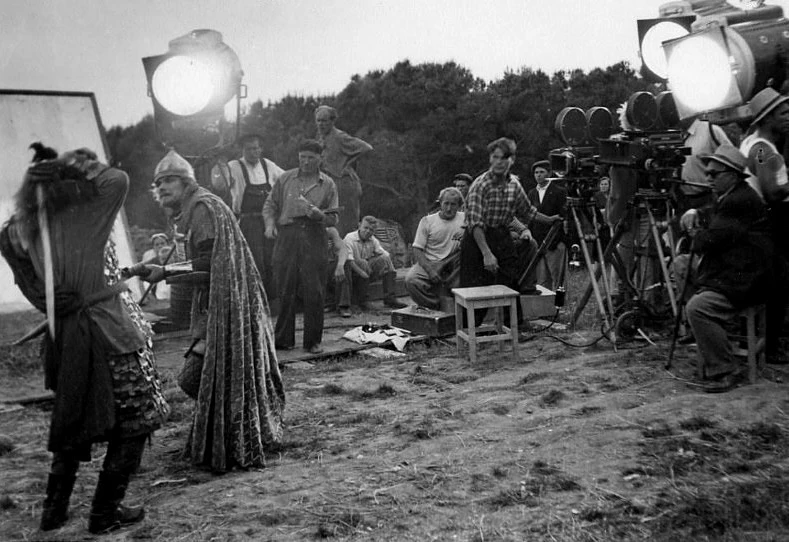 🎬 Съёмки фильма-былины Александра Птушко «Илья Муромец», 1956 год.