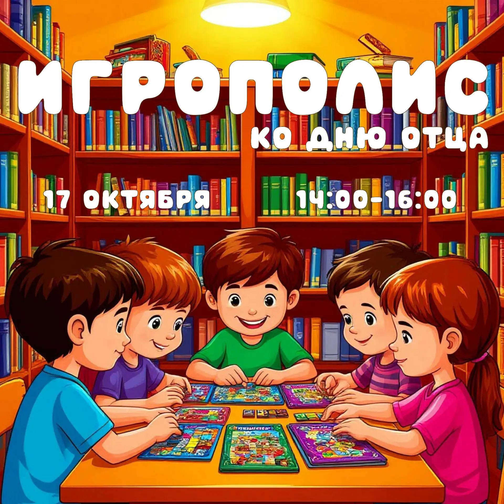 Уважаемые жители и гости города!✨ Приглашаем на игрополис в библиотеке, посвященный Дню...