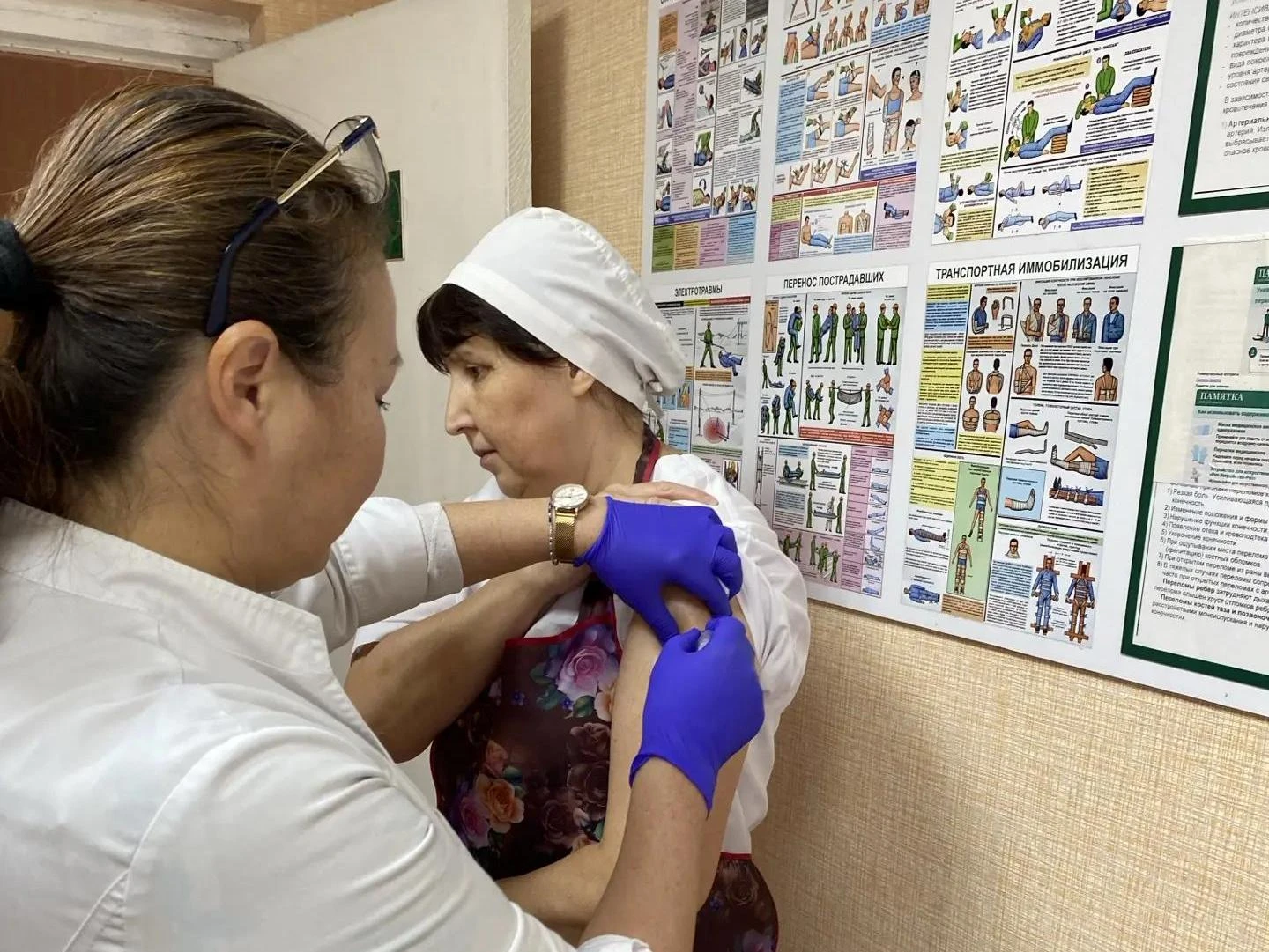 Состоялась выездная диспансеризация и вакцинация сотрудников Цивильского РАЙПО
