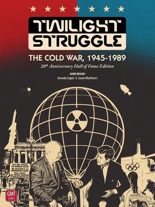 Так будет выглядеть коробка Twilight Struggle издания приуроченного к 20-й годовщине игры.
