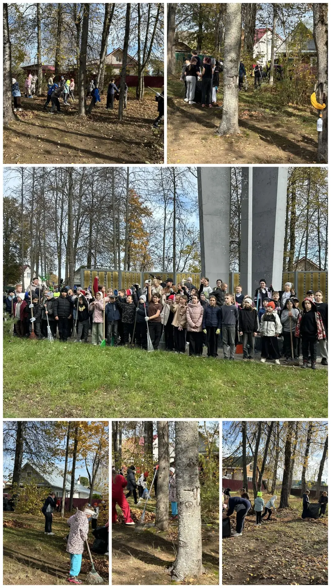 🍂 Сегодня наш дружный коллектив вышел на субботник!
