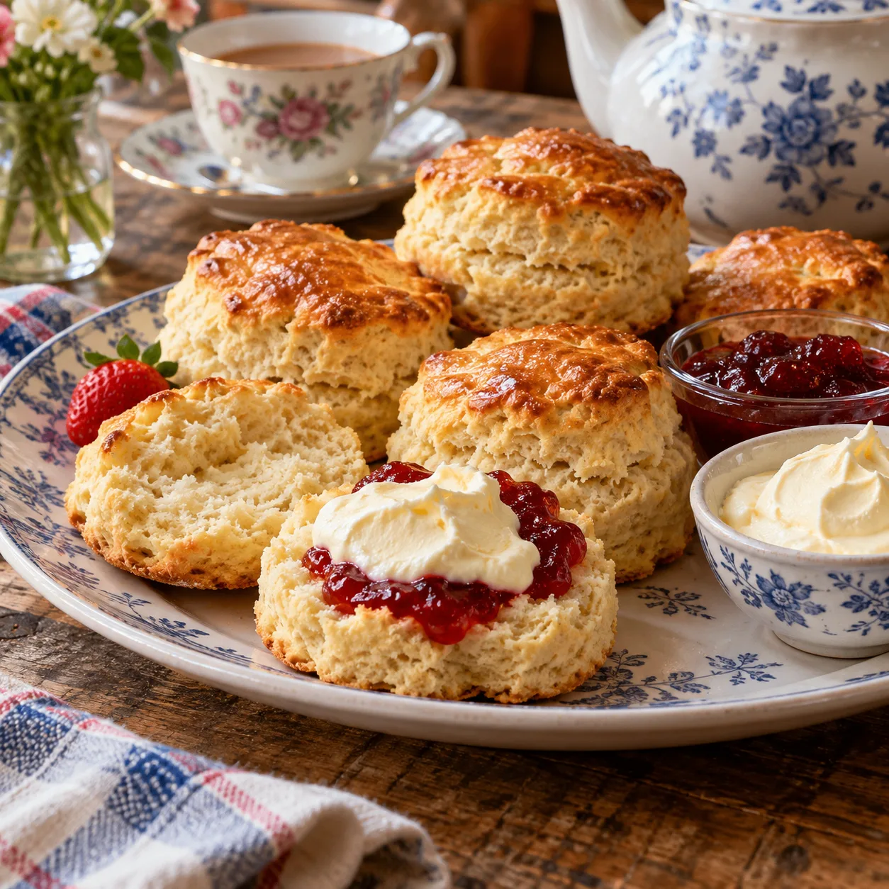 Английские сконы из The Great British Bake Off 🇬🇧