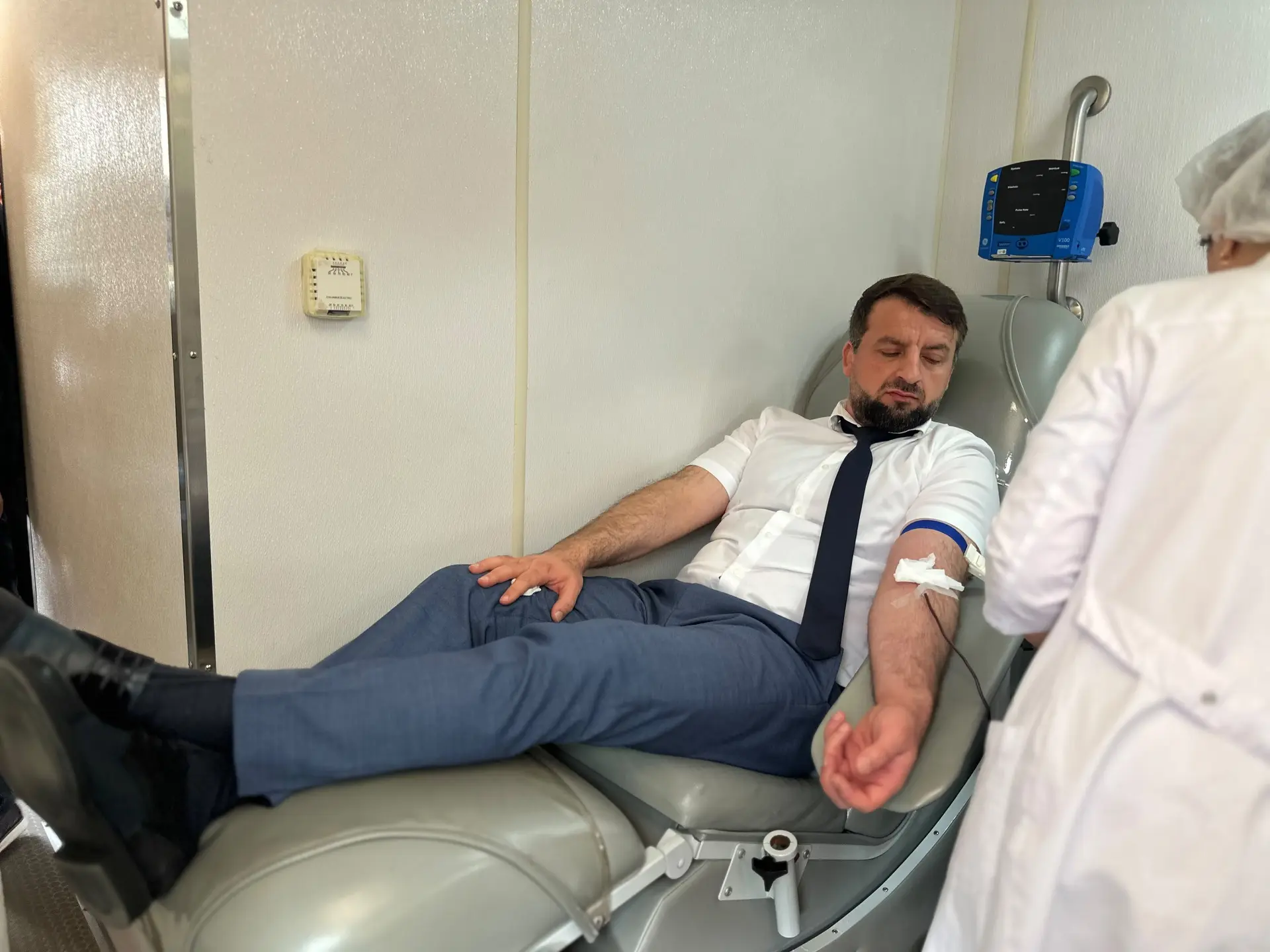 С 6 по 8 октября в городе Избербаш работал мобильный комплекс заготовки крови Центра кр...