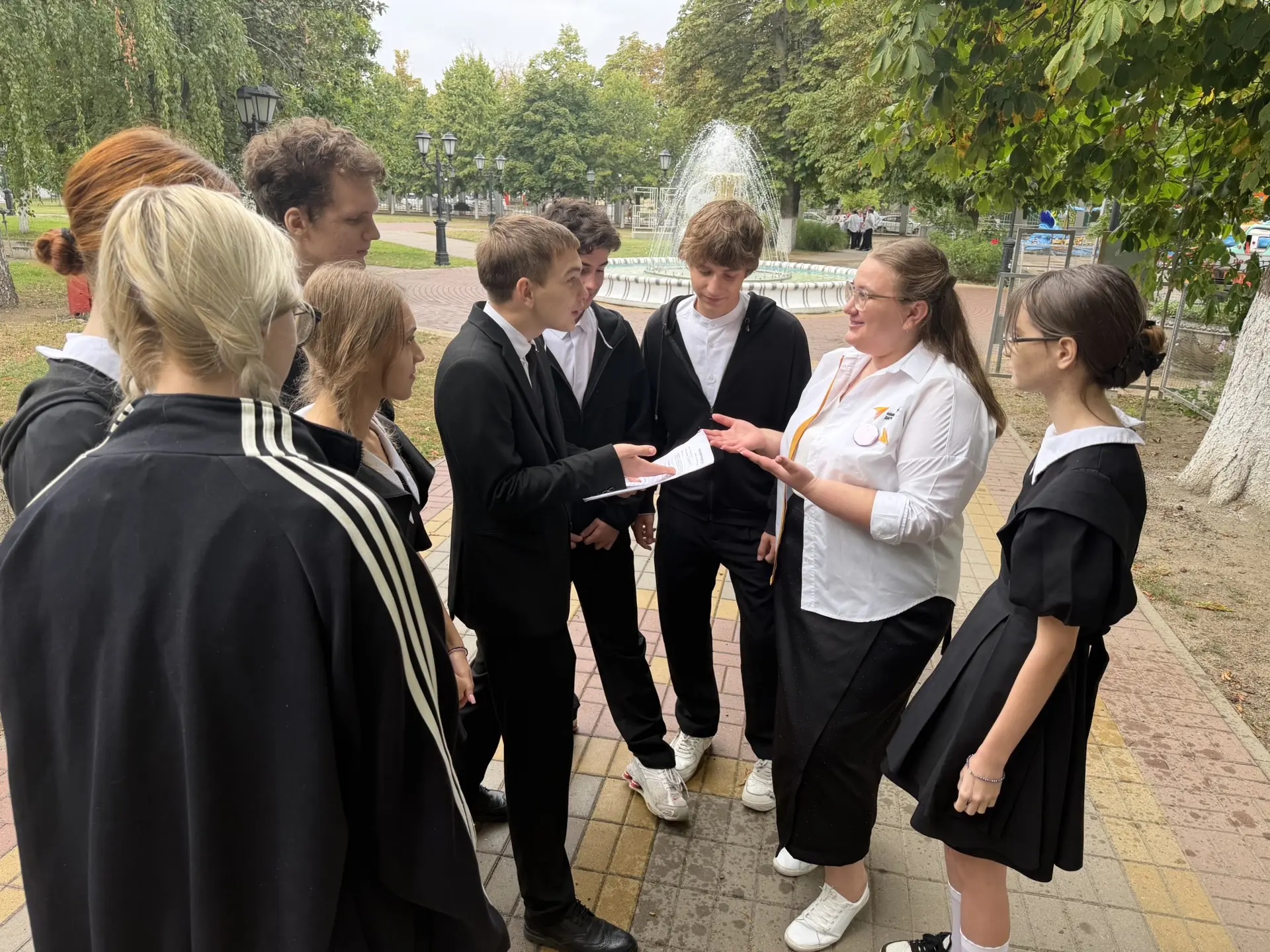💫В городском парке подвели итоги открытого фестиваля‑конкурса «Траектория лидерства» с...