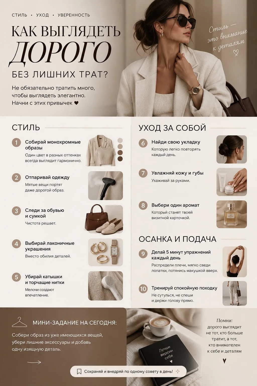 ✨ **КАК ВЫГЛЯДЕТЬ ДОРОГО, ДАЖЕ ЕСЛИ НЕ ТРАТИТЬ МНОГО?**
