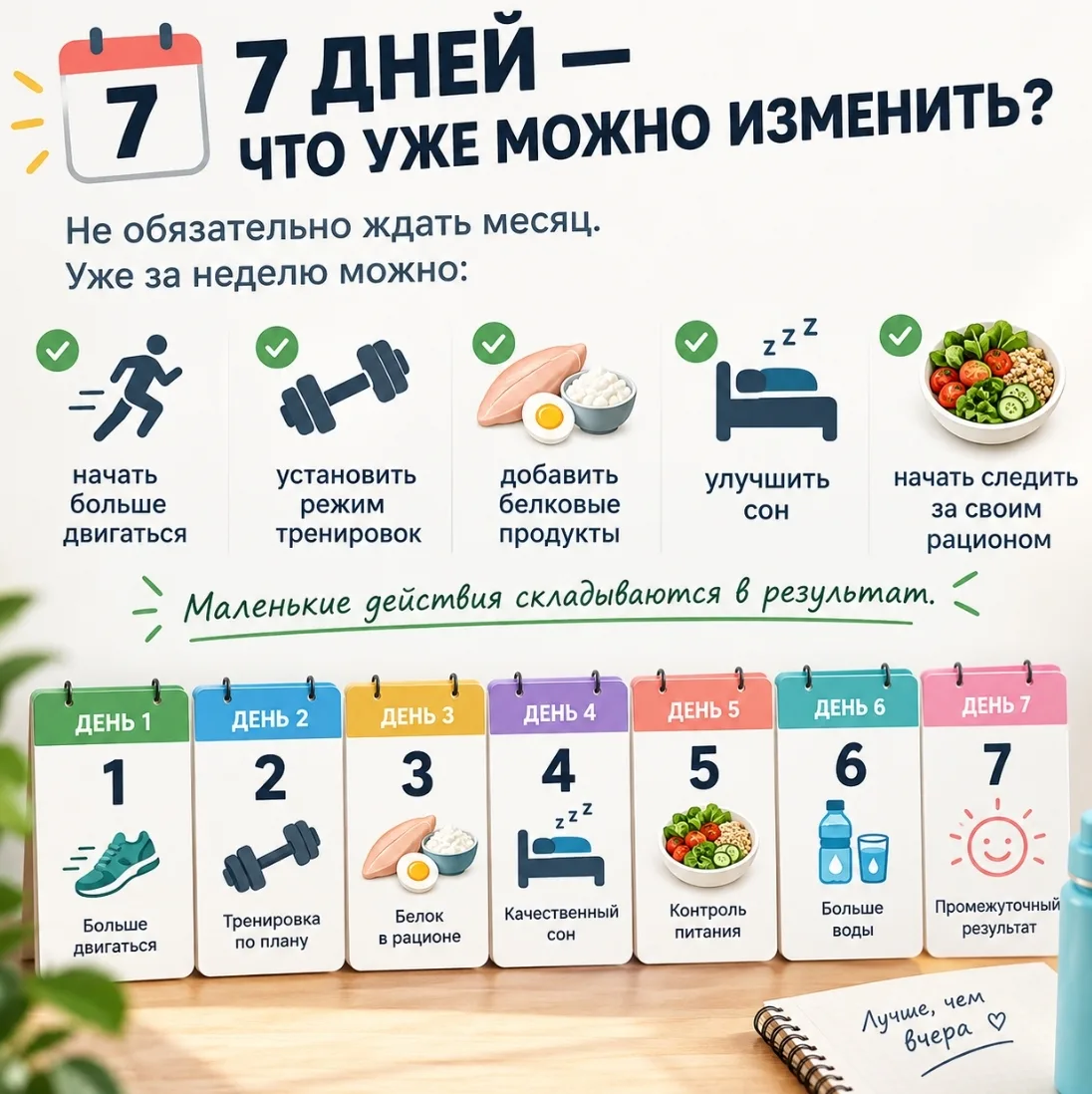 📊 7 ДНЕЙ — ЧТО УЖЕ МОЖНО ИЗМЕНИТЬ?