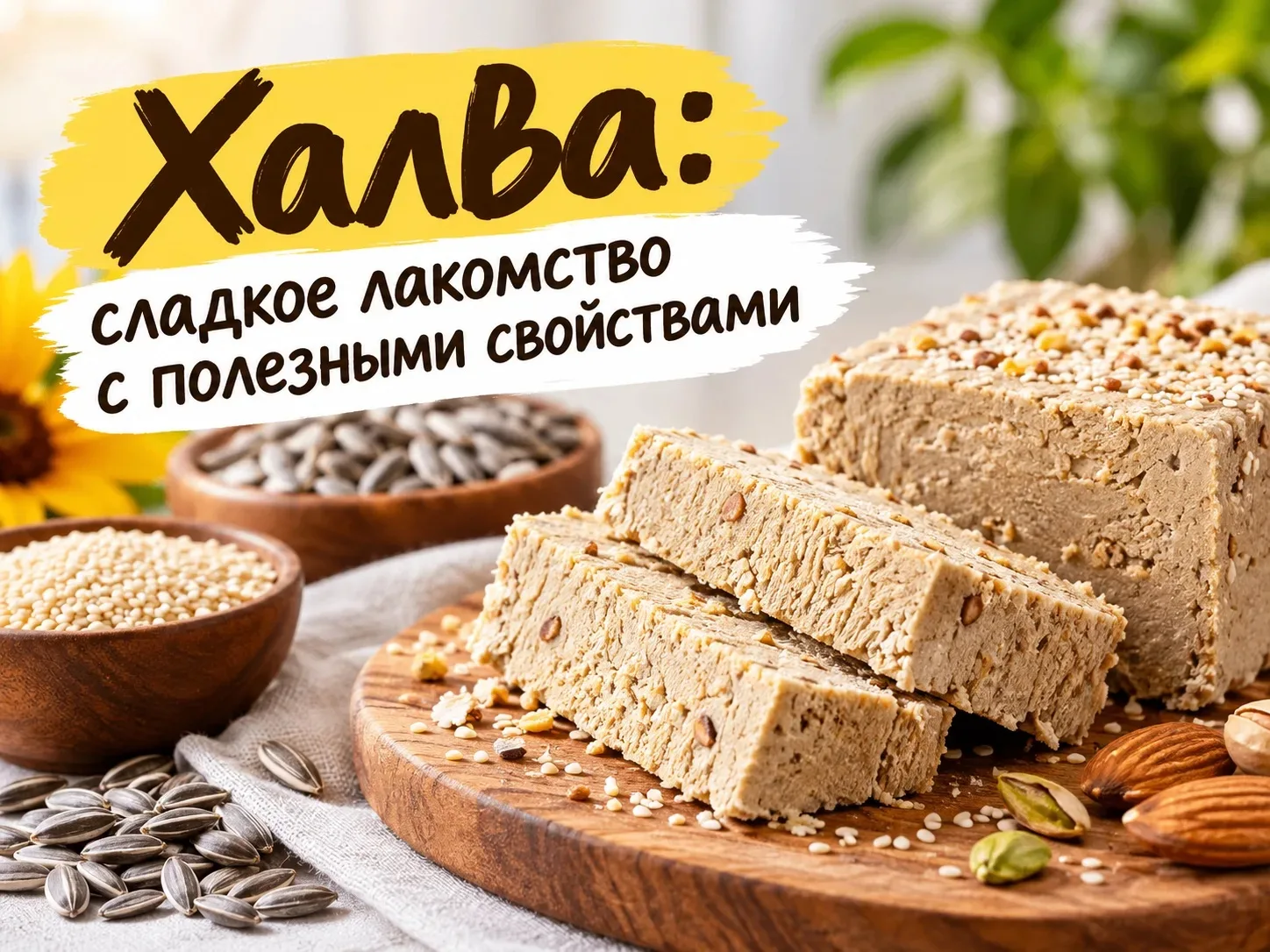 🍬 Халва: сладость с пользой для здоровья!