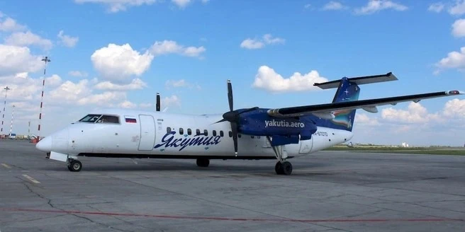 Сломанный самолет Bombardier Dash Q300 авиакомпании «Якутия» починили. Перевозчик начал...