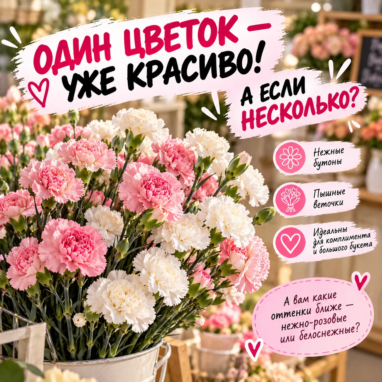 🌸 ОДИН ЦВЕТОК — УЖЕ КРАСИВО. А ЕСЛИ НЕСКОЛЬКО?