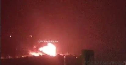 ❗️В Запорожье после прилёта возник пожар