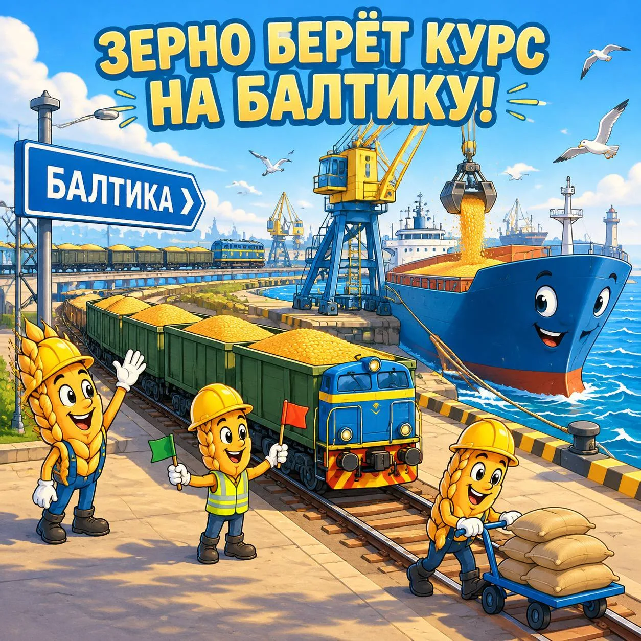 Балтика становится ключевым направлением экспорта российского зерна