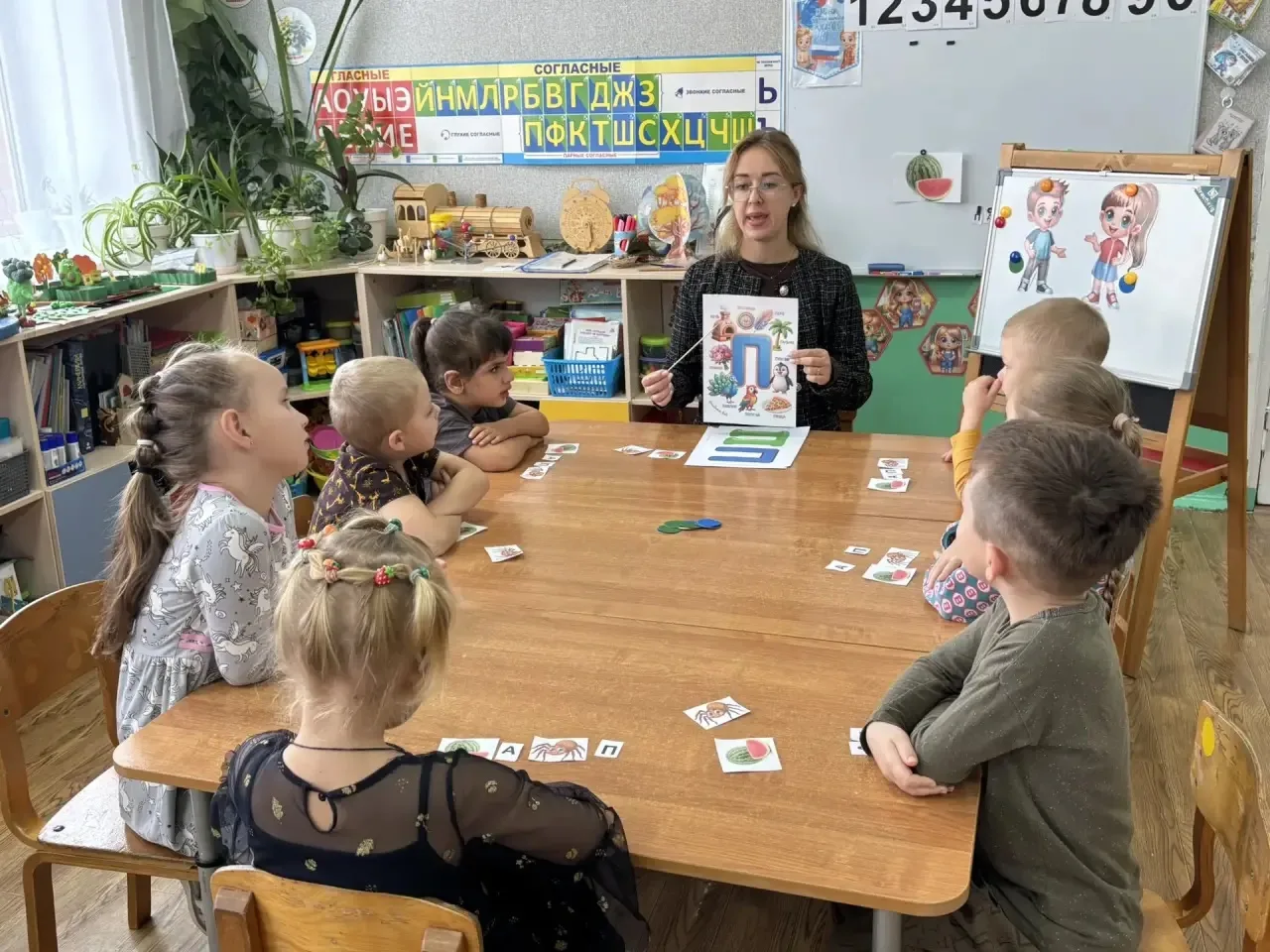 👦👧 Занятие с ребятами старшей группы и учителем логопедом прошло на ура! 🌟
