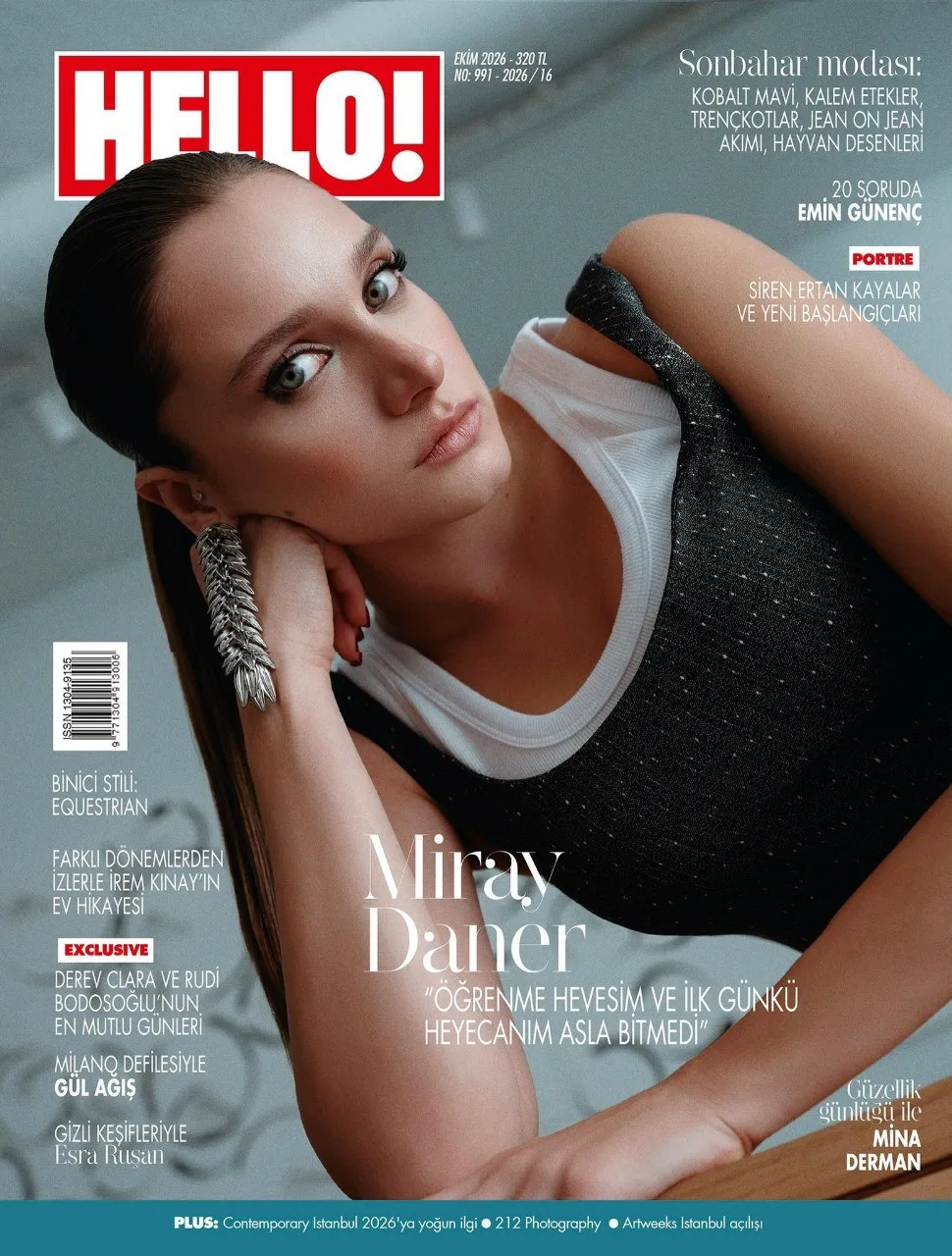 Шикарная Мирай Данер на обложке журнала «HELLO»...
