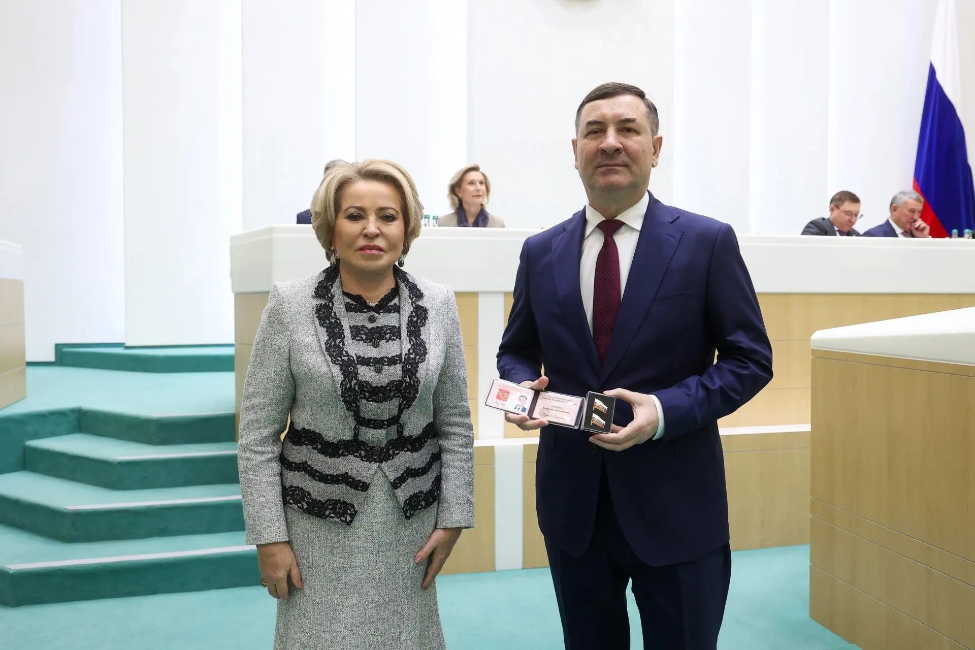 Сегодня на 620-м заседании Совета Федерации Председатель Совета Федерации Валентина Ива...