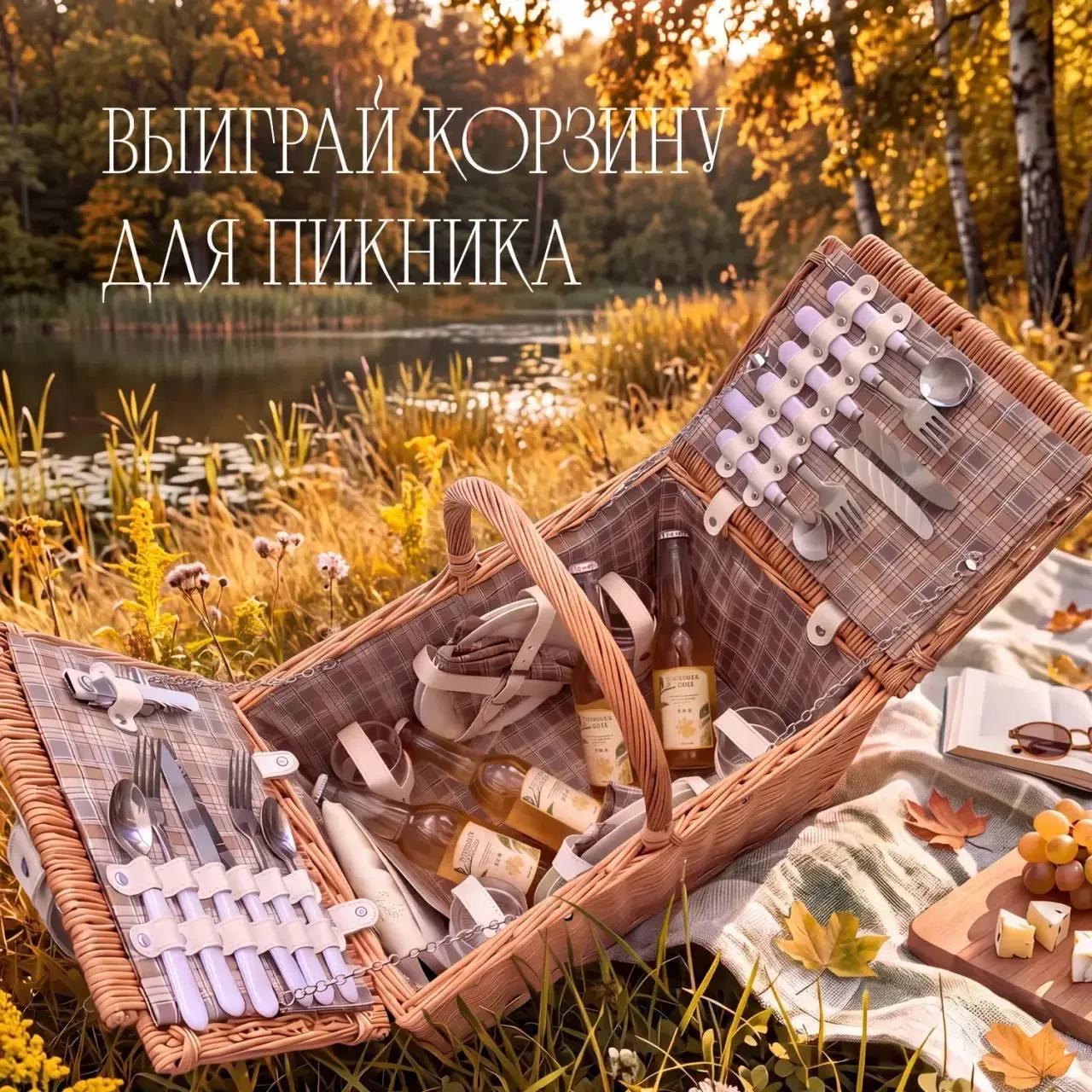 🧺 У нас есть победитель! Идеальная корзина для пикника отправляется к счастливчику ☀️