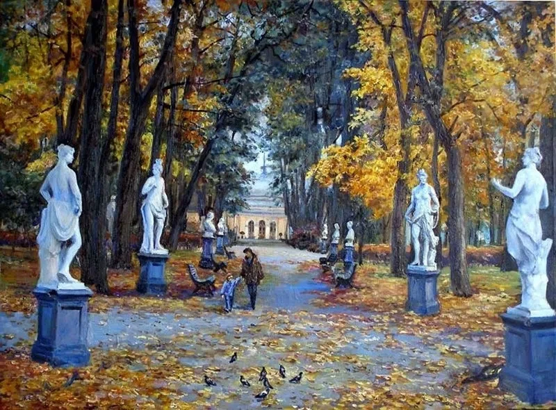 Осенью в Летнем саду