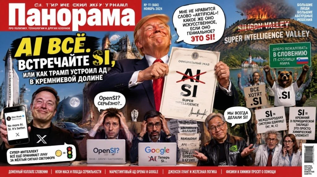 📰 AI всё. встречайте SI, или как Трамп устроил ад в…
