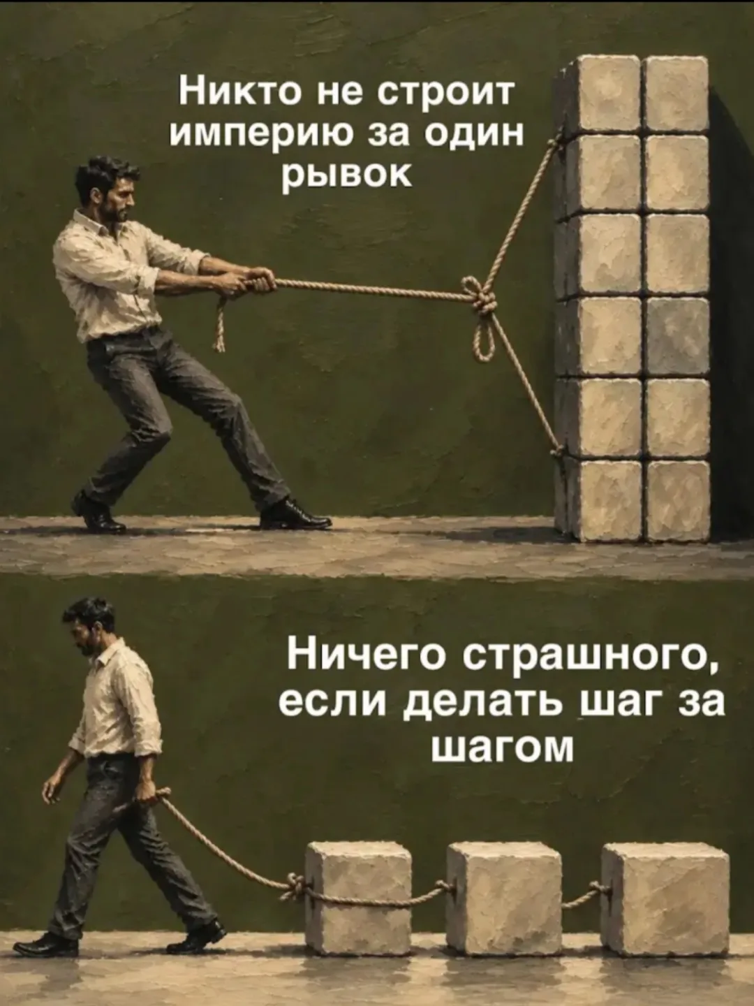 Если хочешь чего-то, просто бери и делай.