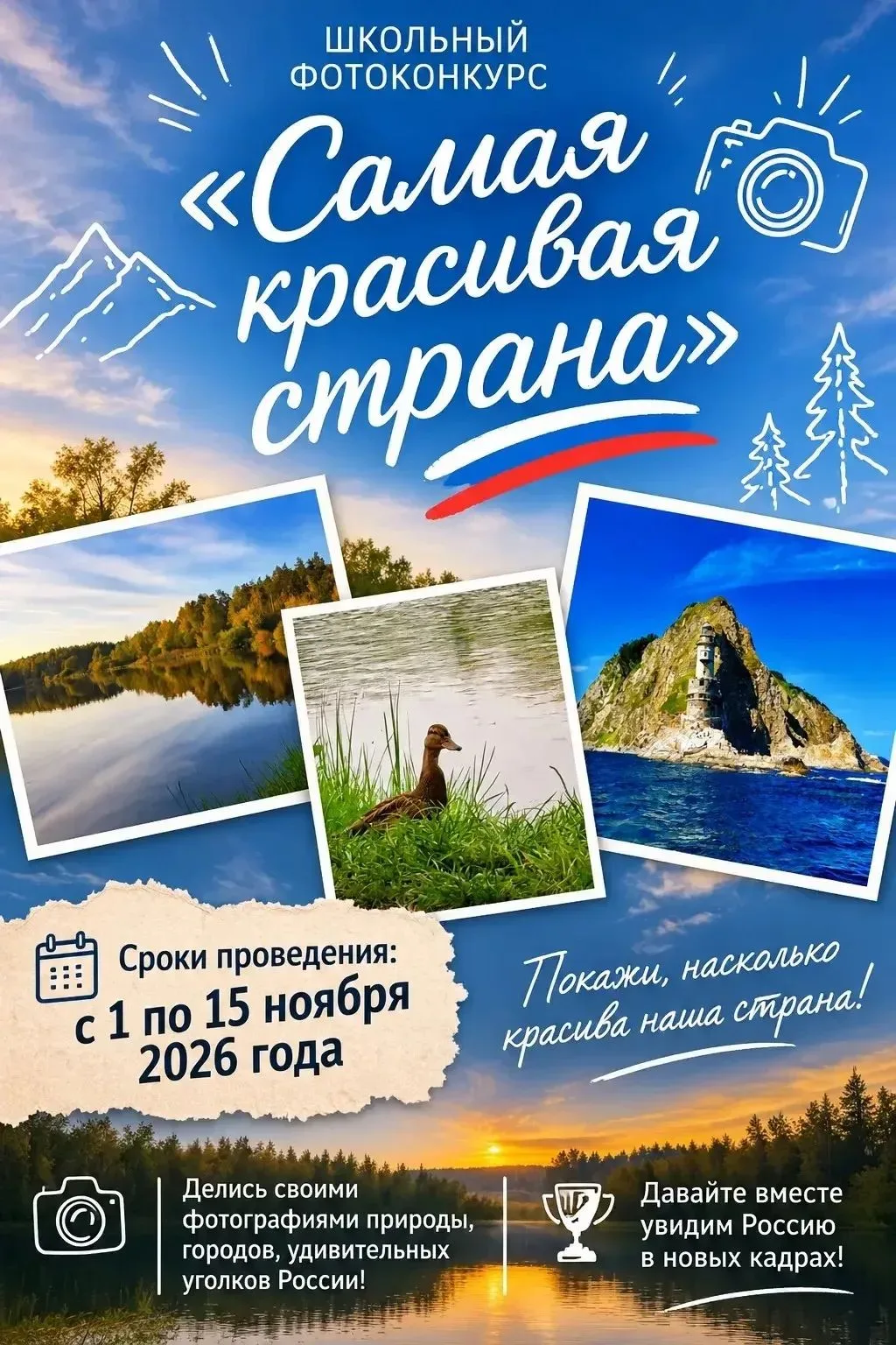 📸«Самая красивая страна» — это не просто слова, это твой взгляд!