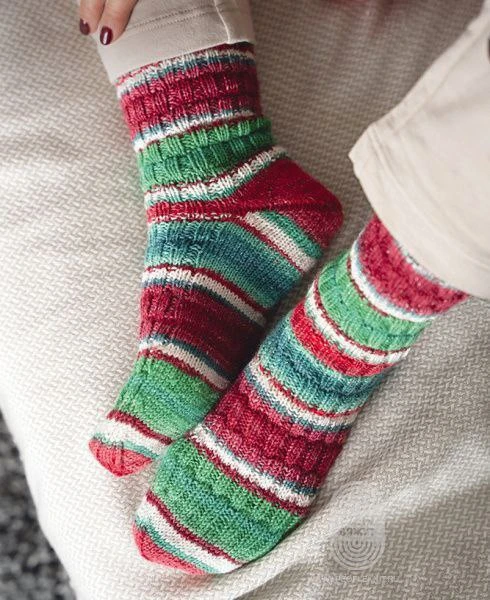 Новогодняя коллекция носочной пряжи 🎄