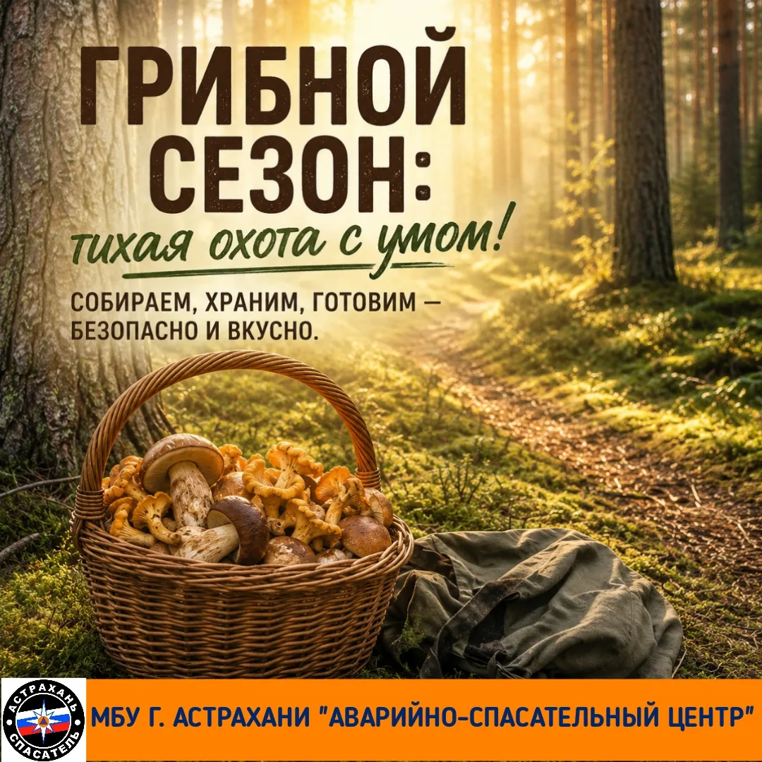 Памятка: меры безопасности при сборе грибов