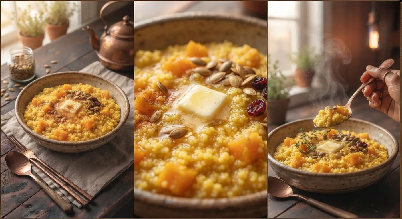 🥣  Пшённая каша с тыквой