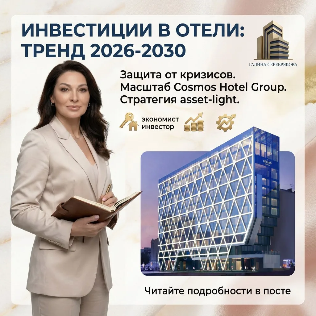 Инвестиции в отели сегодня защищены практически от любых кризисов. Это слова президента...