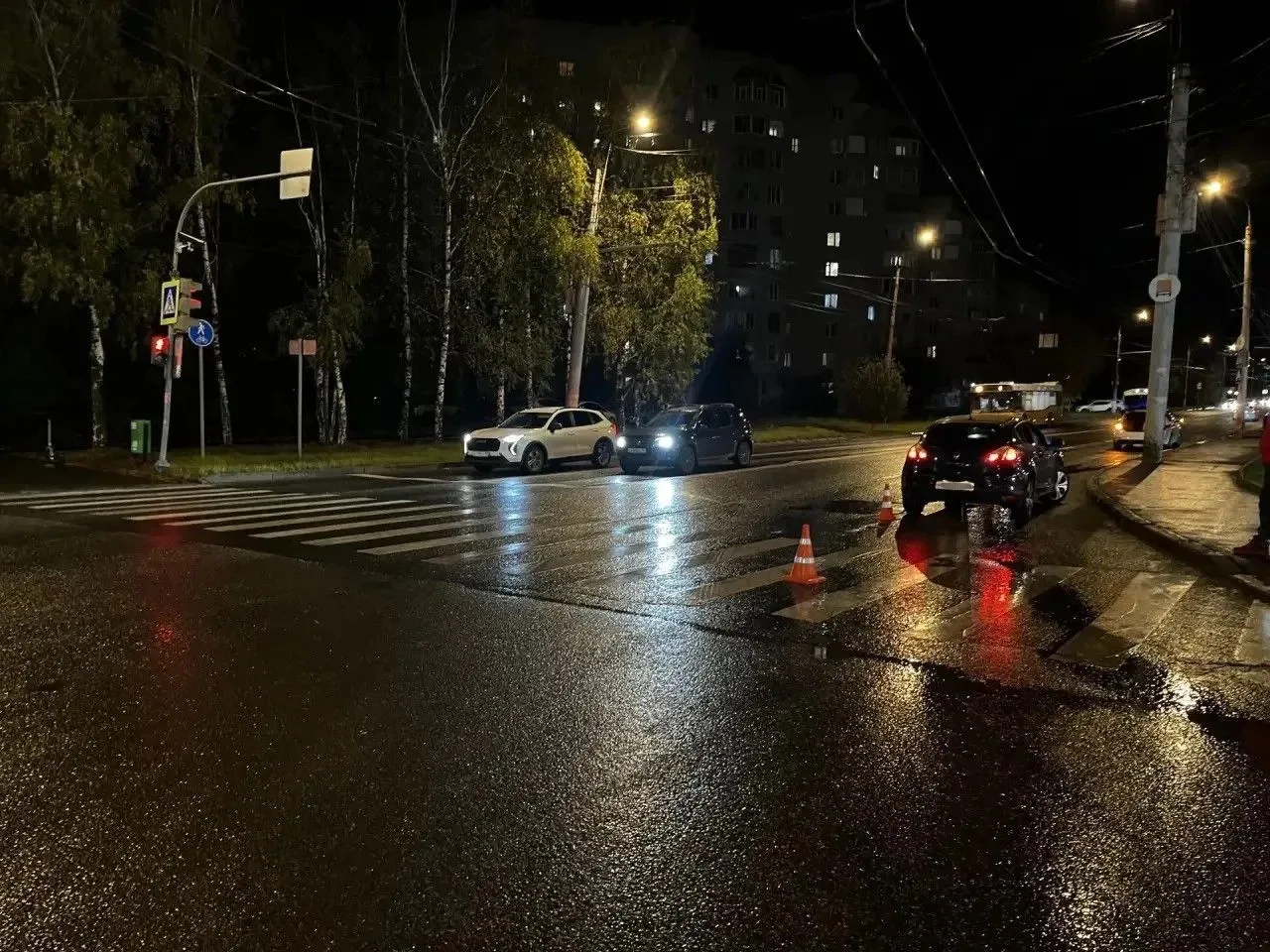 Двух девушек сбило авто на пешеходном переходе в Ижевске: