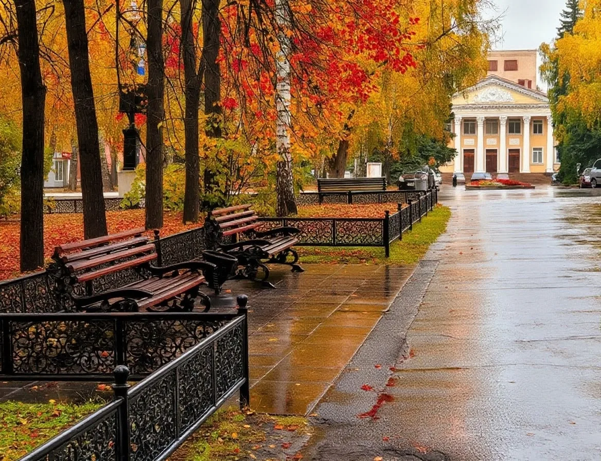 Золотая осень в Озёрске 🍂