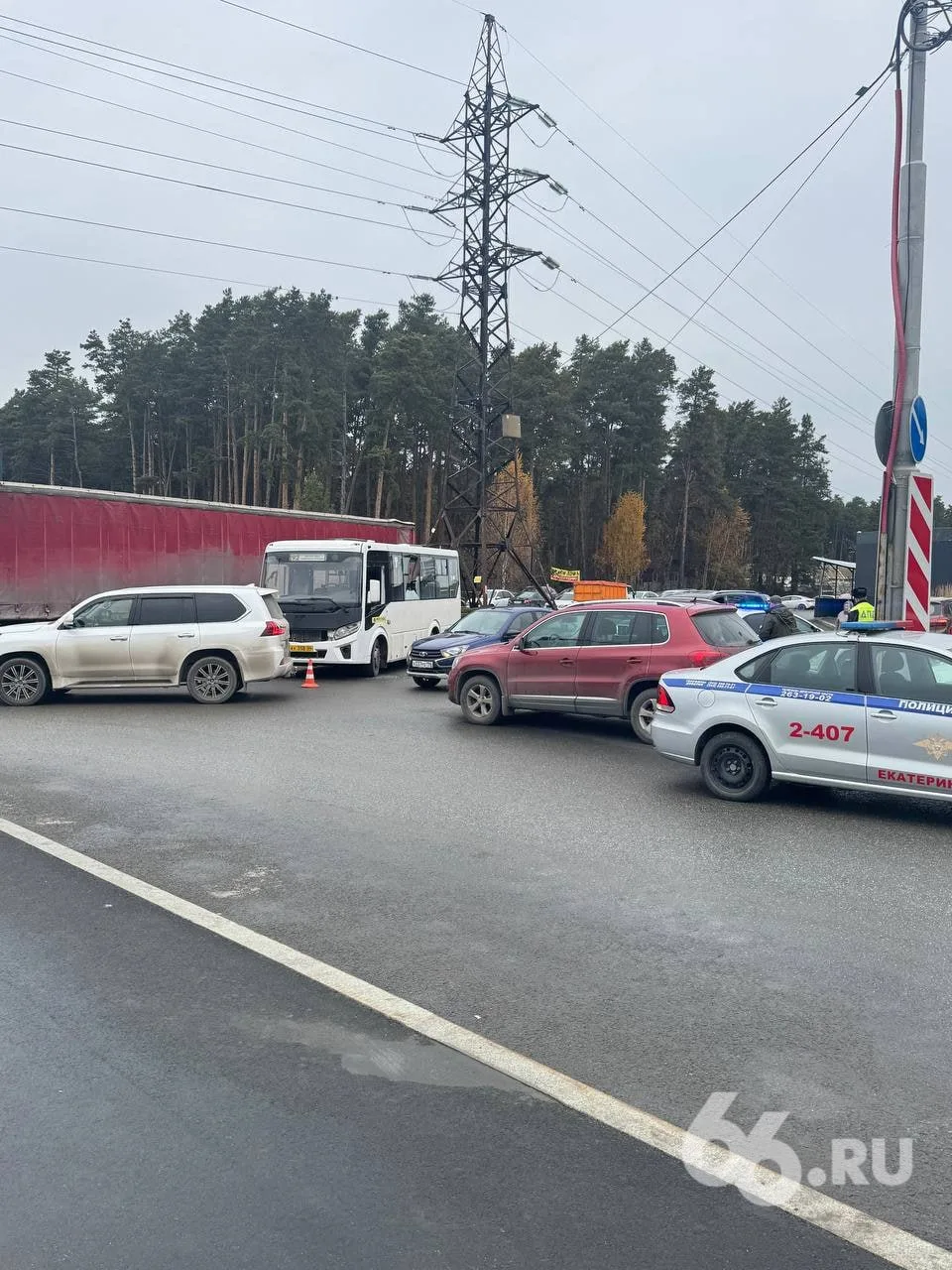 🚗 Автобус с пассажирами попал в ДТП