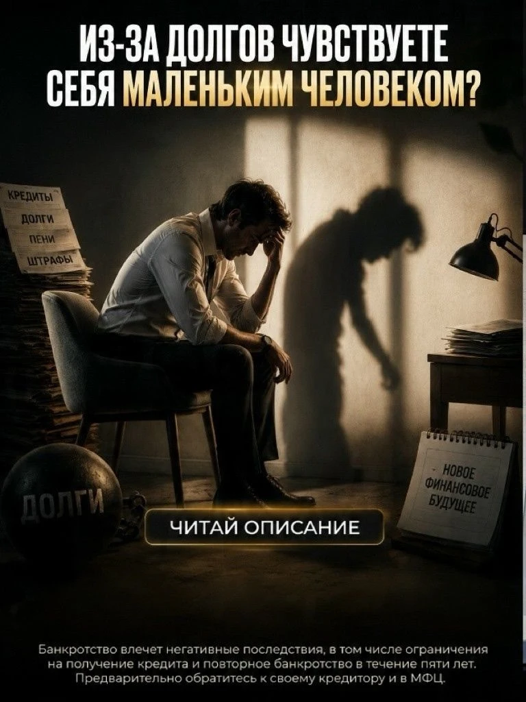 Долги заставляют чувствовать себя маленьким и беззащитным?