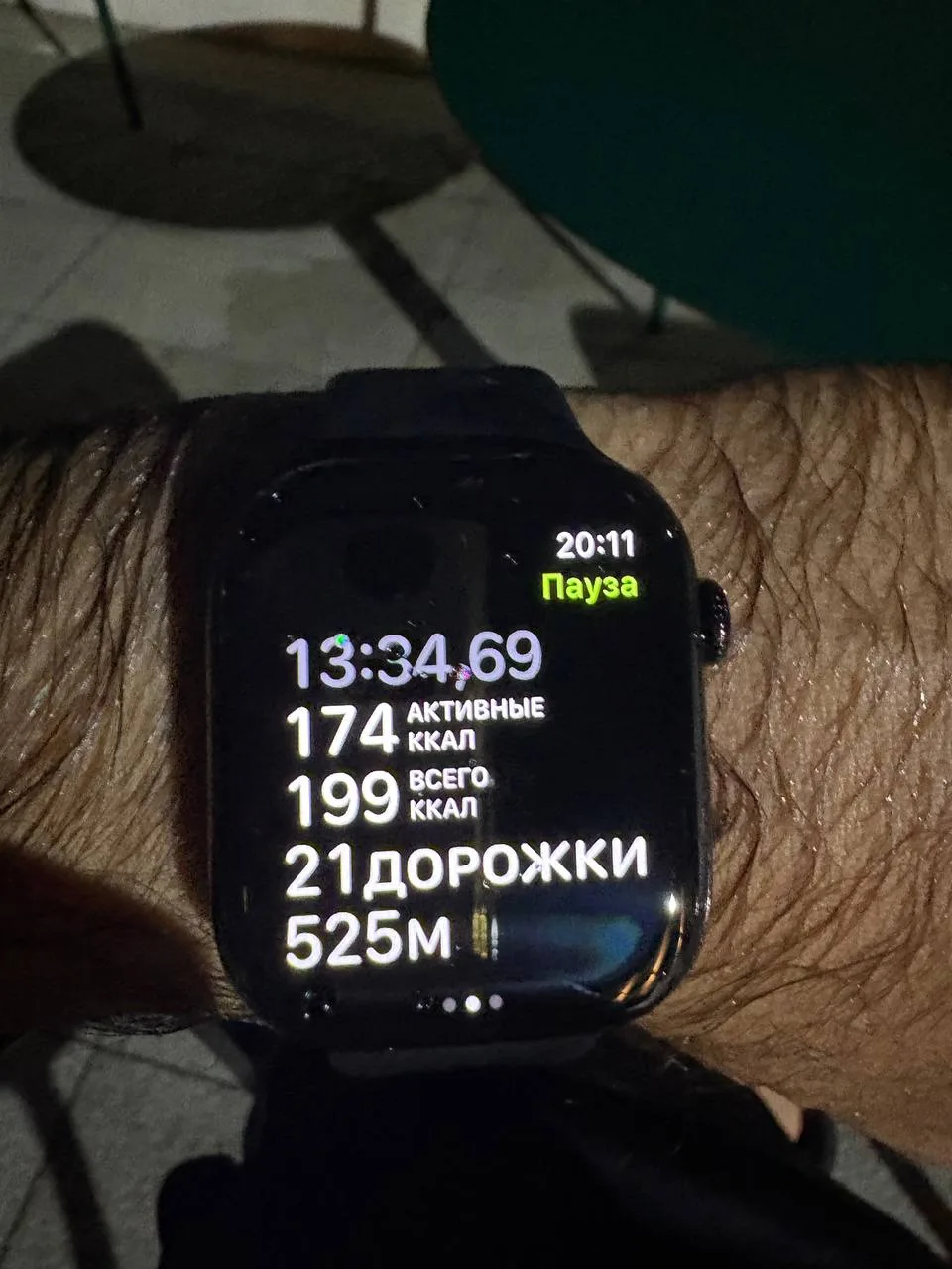 На сегодня 500 метров проплыл, достаточно