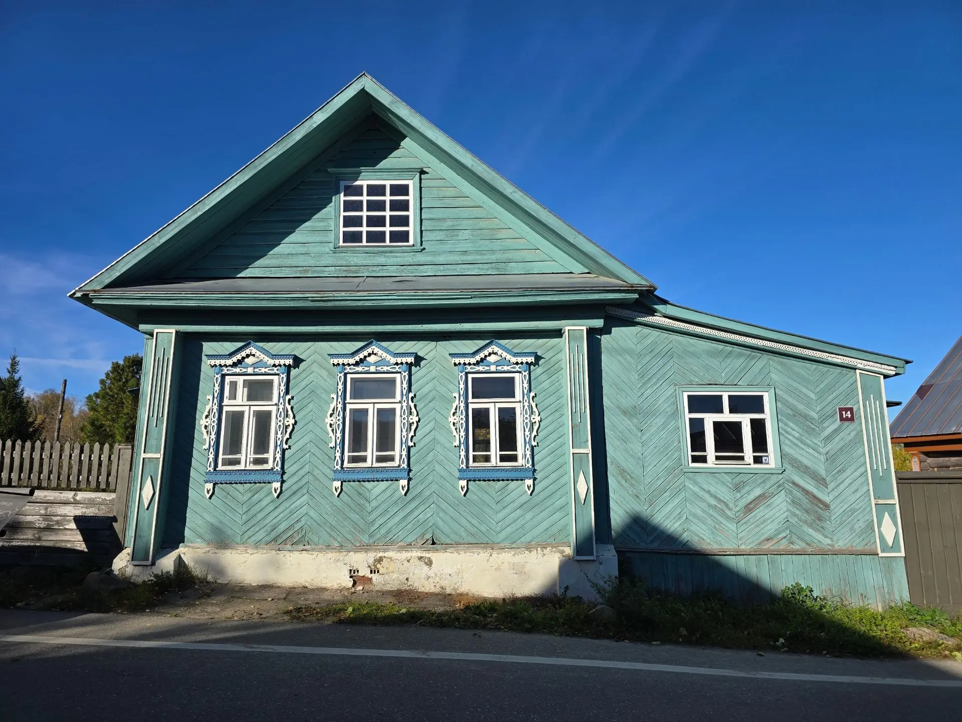 Какие красивые деревянные дома тут в Плёсе!