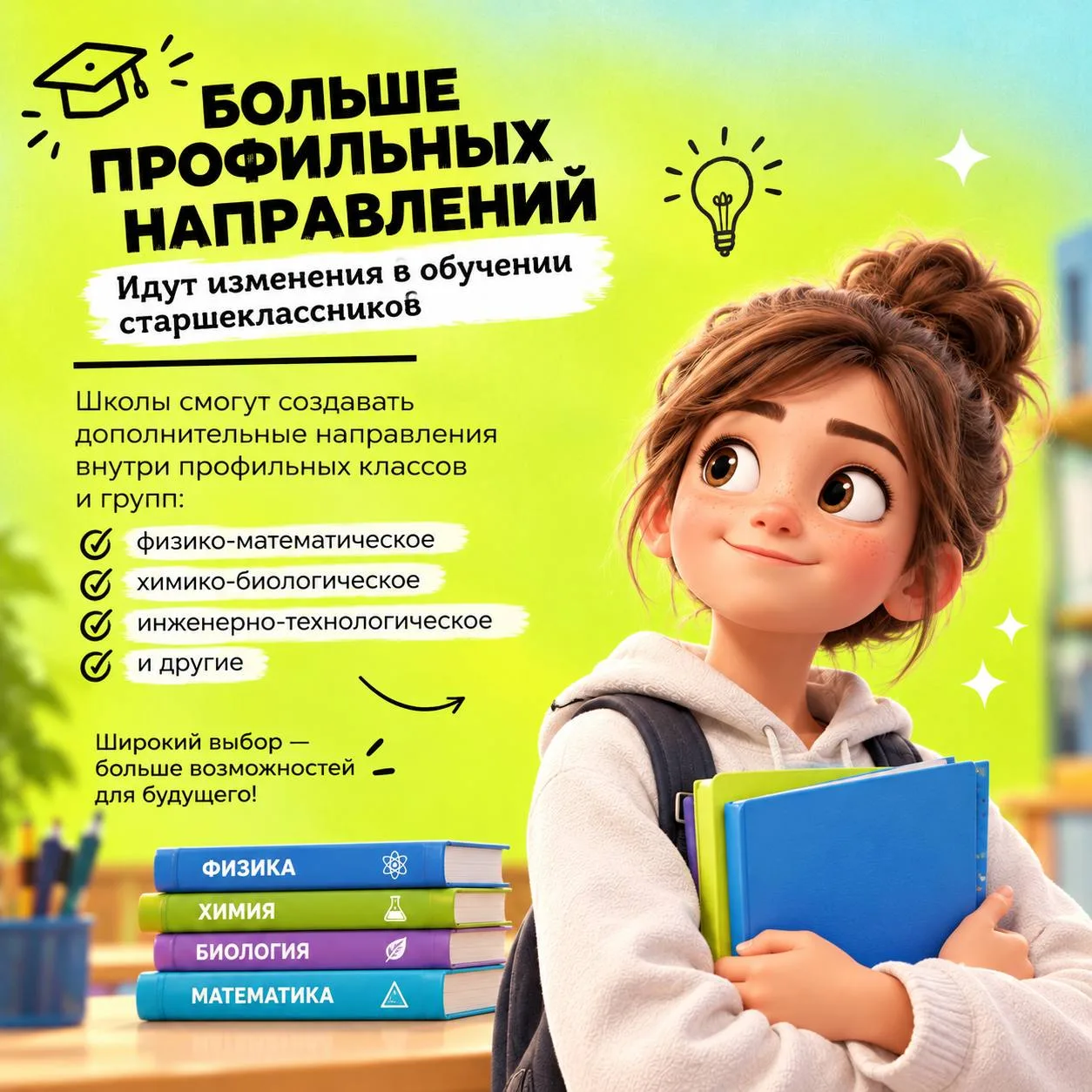 📚 Больше профильных направлений и обновлённые программы: что изменится в обучении стар...