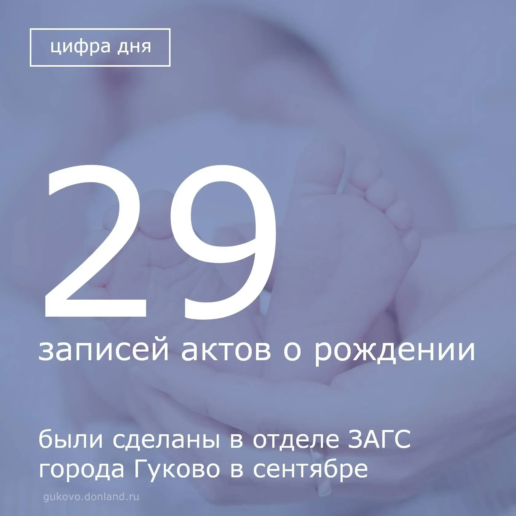В Гуково за сентябрь родились 29 малышей