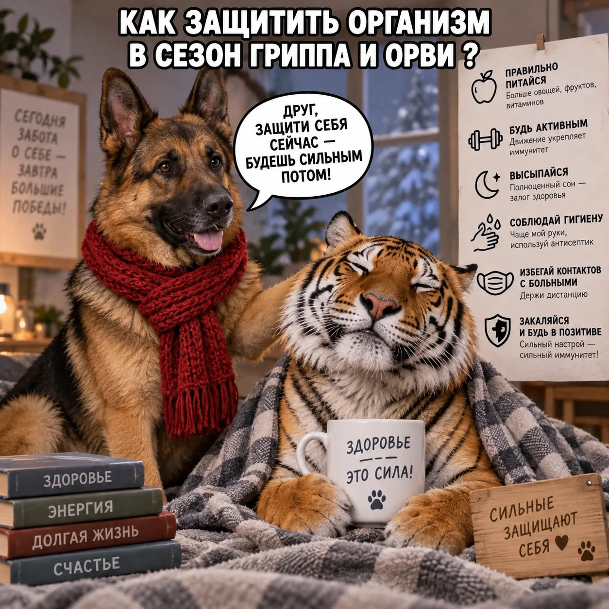 Как защитить организм в сезон гриппа и ОРВИ?
