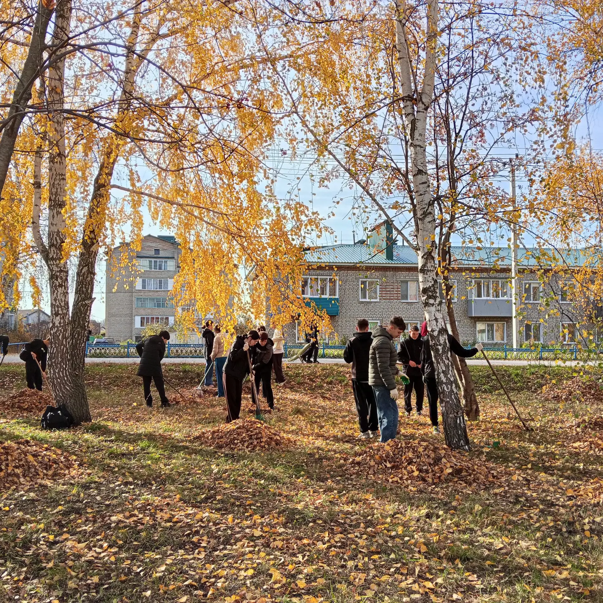 🧹🍂Чистое село начинается с нас: как прошёл наш субботник!