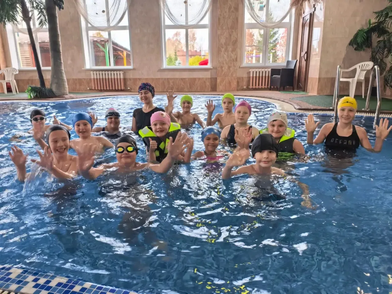 🏊‍♂Сегодня ребята нашей школы посетили бассейн Трудармейского развлекательного комплекса.
