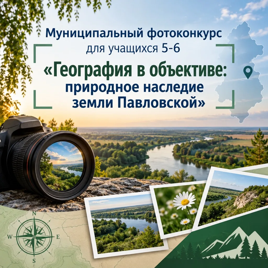 📸 Старт ФОТОКОНКУРСА для 5–6 классов на тему «География в объективе: природное наследи...