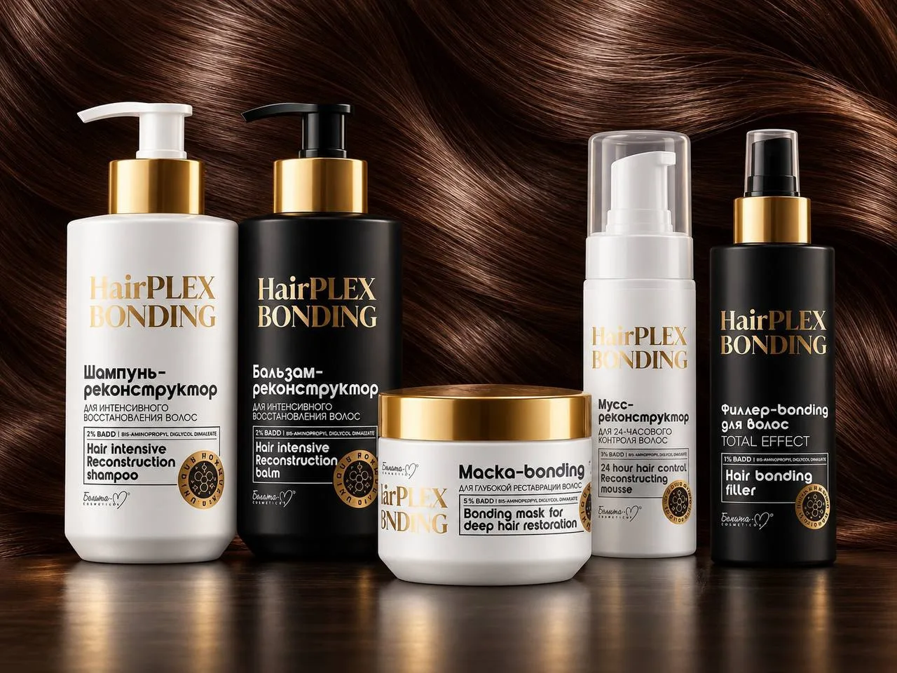 Смотрим линейку HairPLEX BONDING от Belita-М.