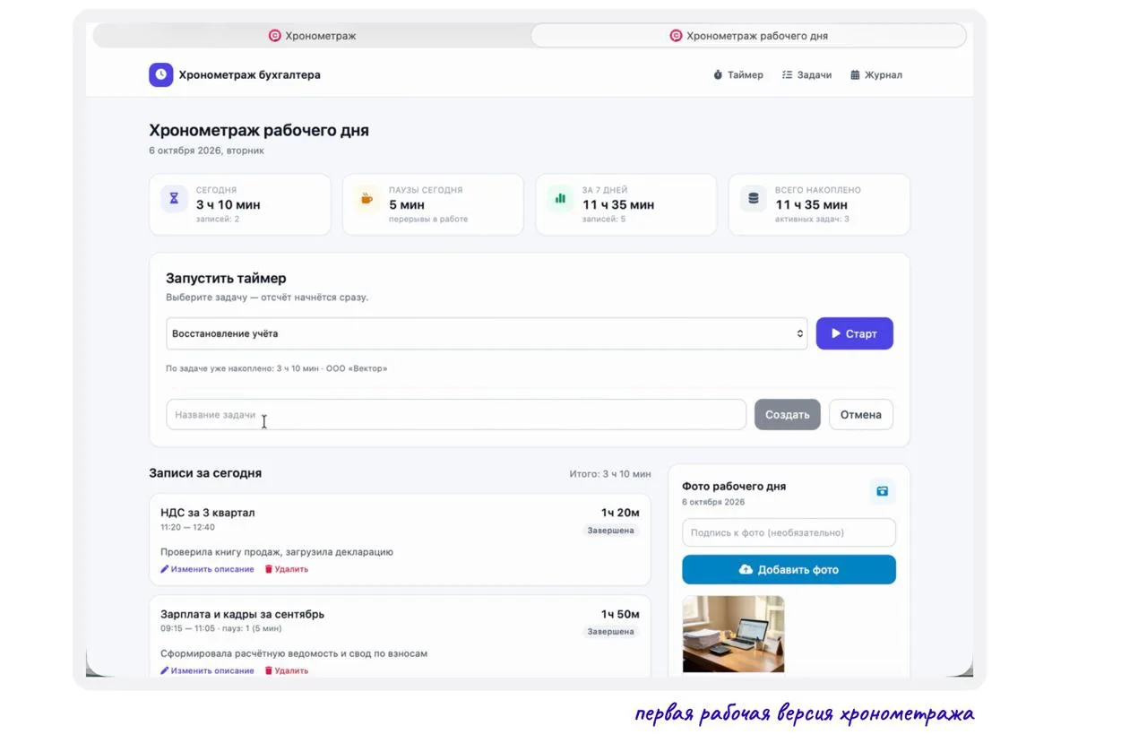 Сделаем для вас собственное приложение для учета рабочего времени?