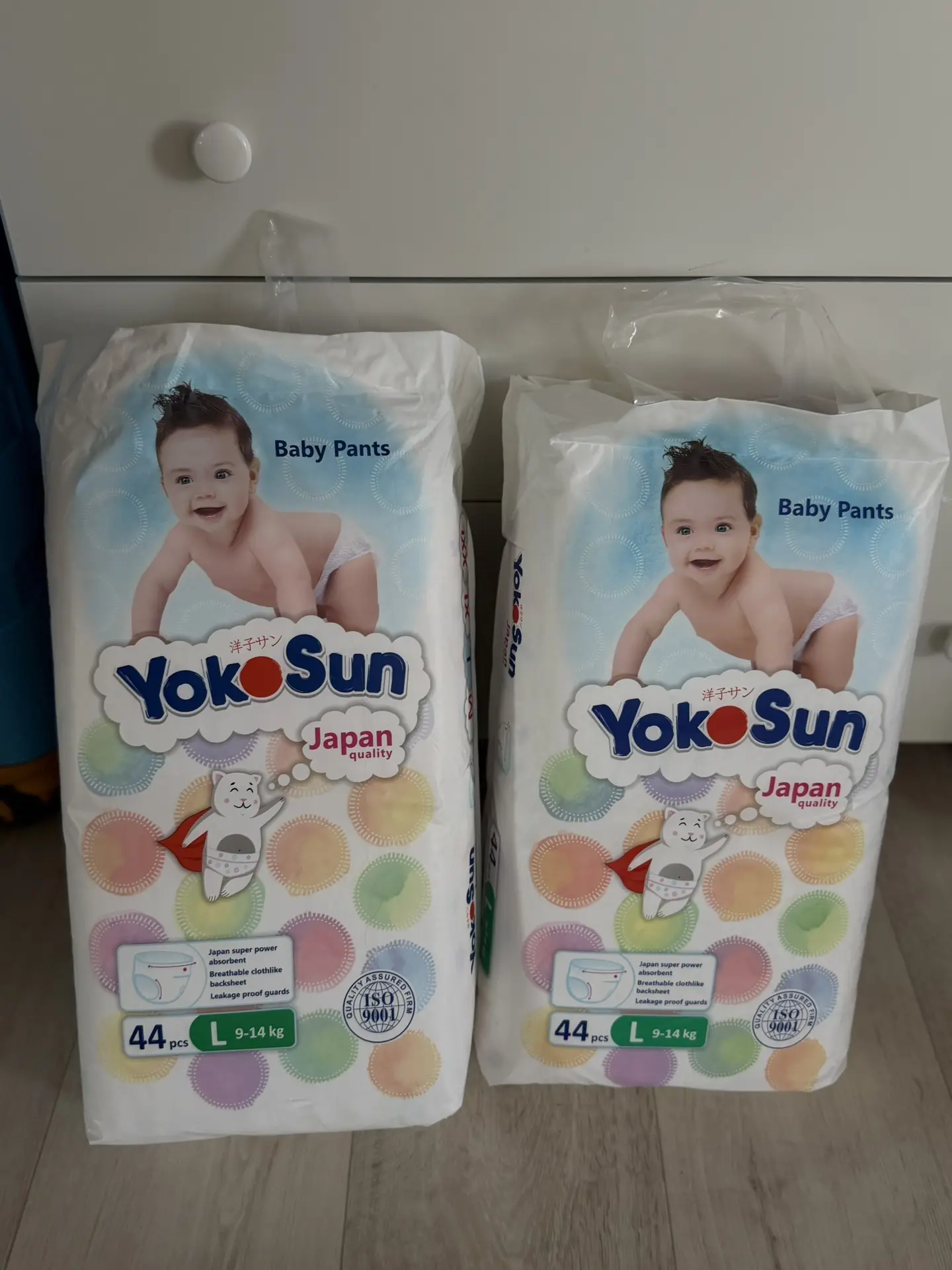 1. Подгузники-Трусики YokoSun L 850р 1 пачка