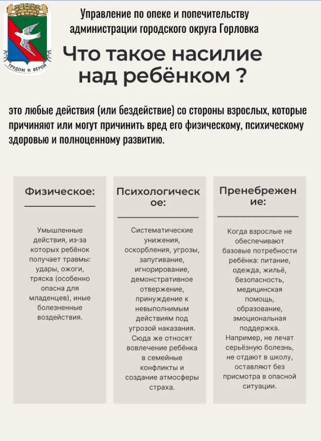 Защита детей - общая ответственность