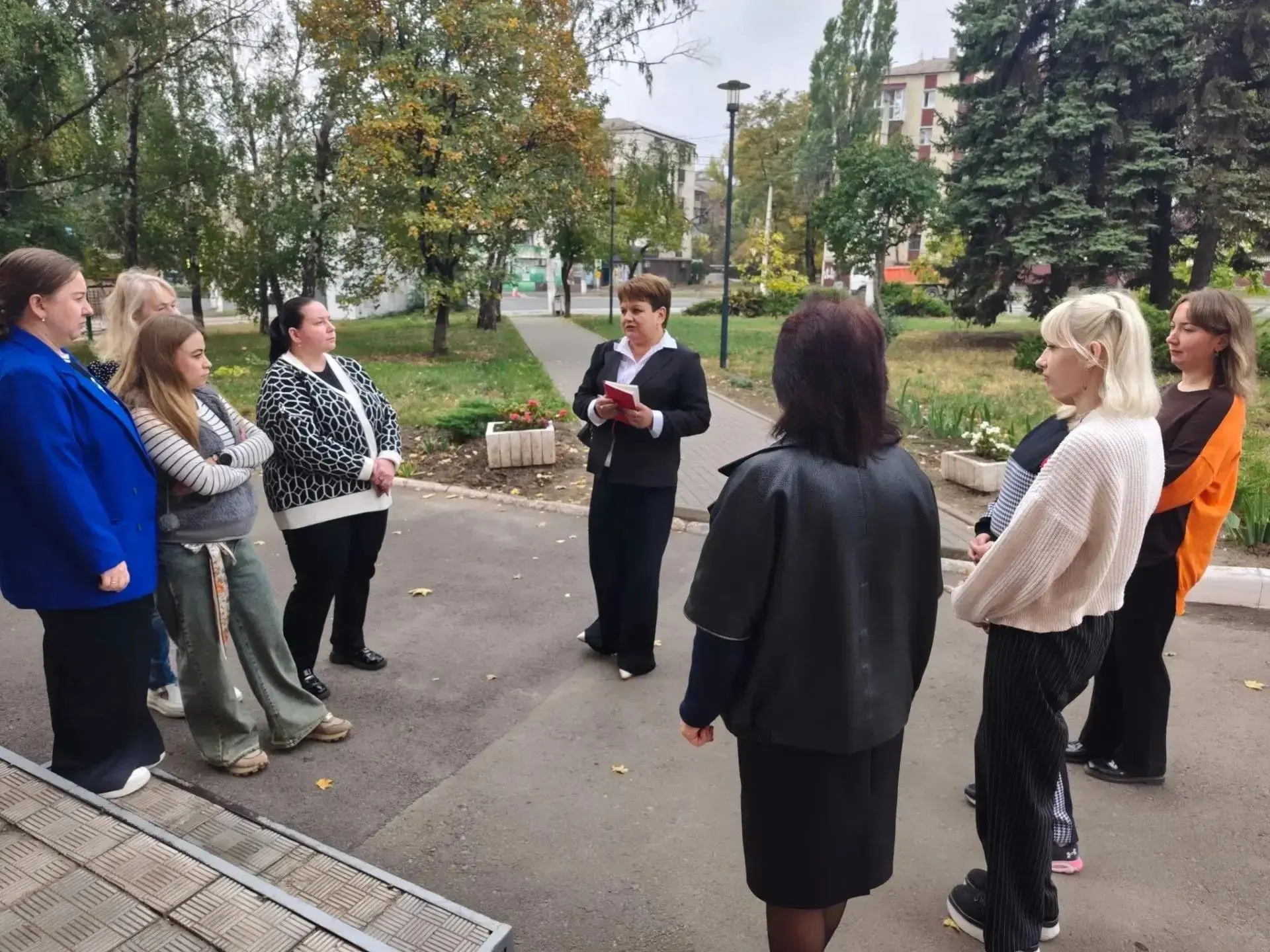 ➡️Встреча с населением